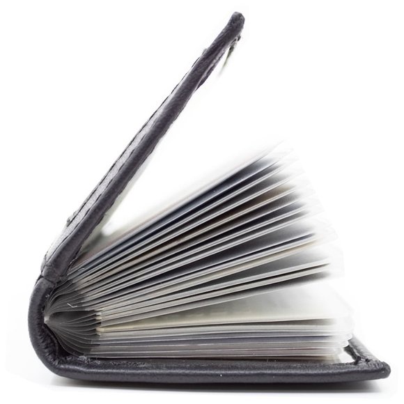 Men Genuine Leather Bifold Credit Card Holder with RFID Blocking - Picture 7 of 13